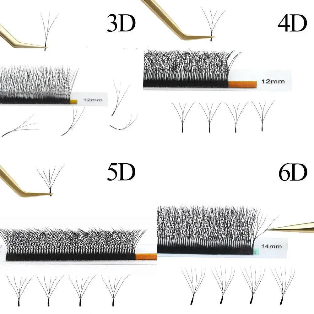 Premium Nagaraku W Shape Flowering Eyelash Extensions