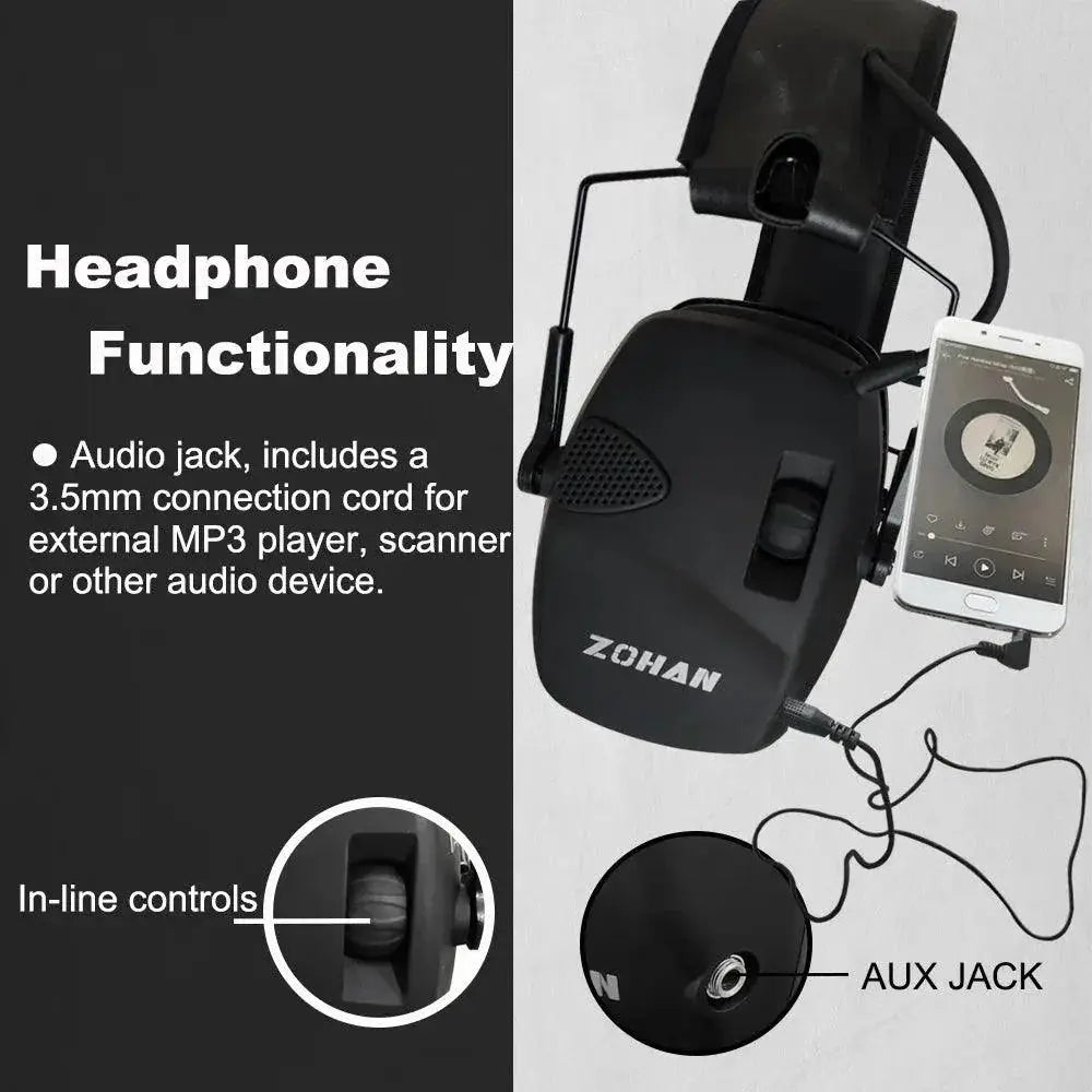 Premium Noise Canceling Electronic Shooting Earmuffs