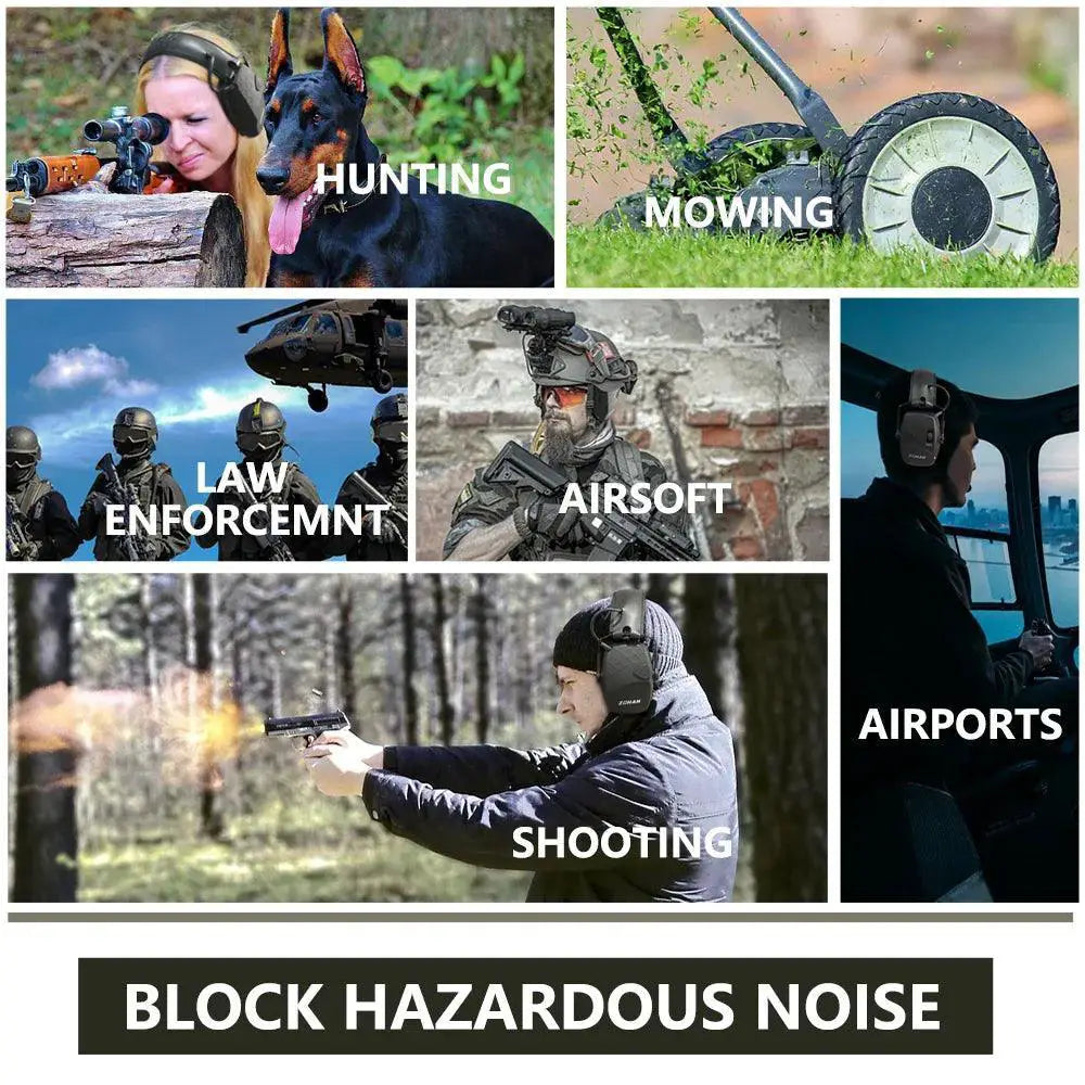 Premium Noise Canceling Electronic Shooting Earmuffs