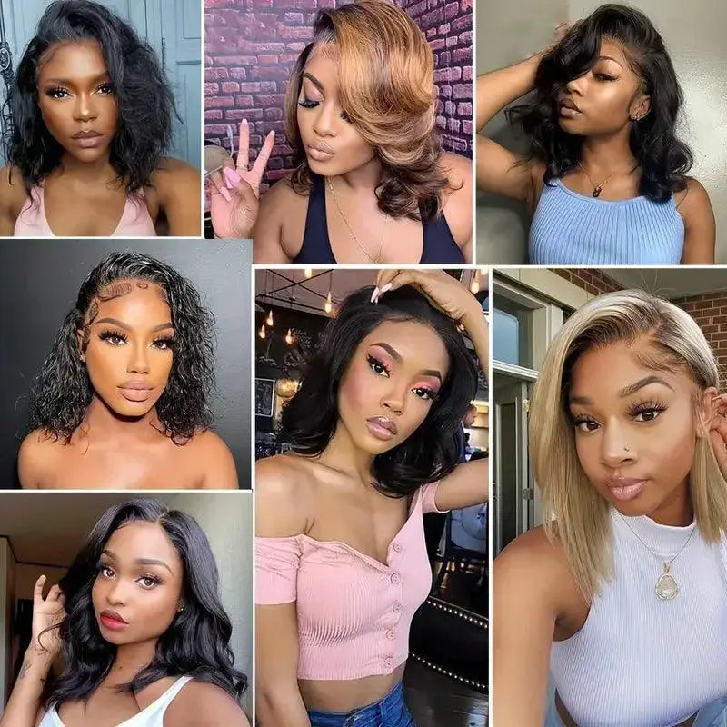 Premium Remy Human Hair Bob Wigs Glueless And Stylish
