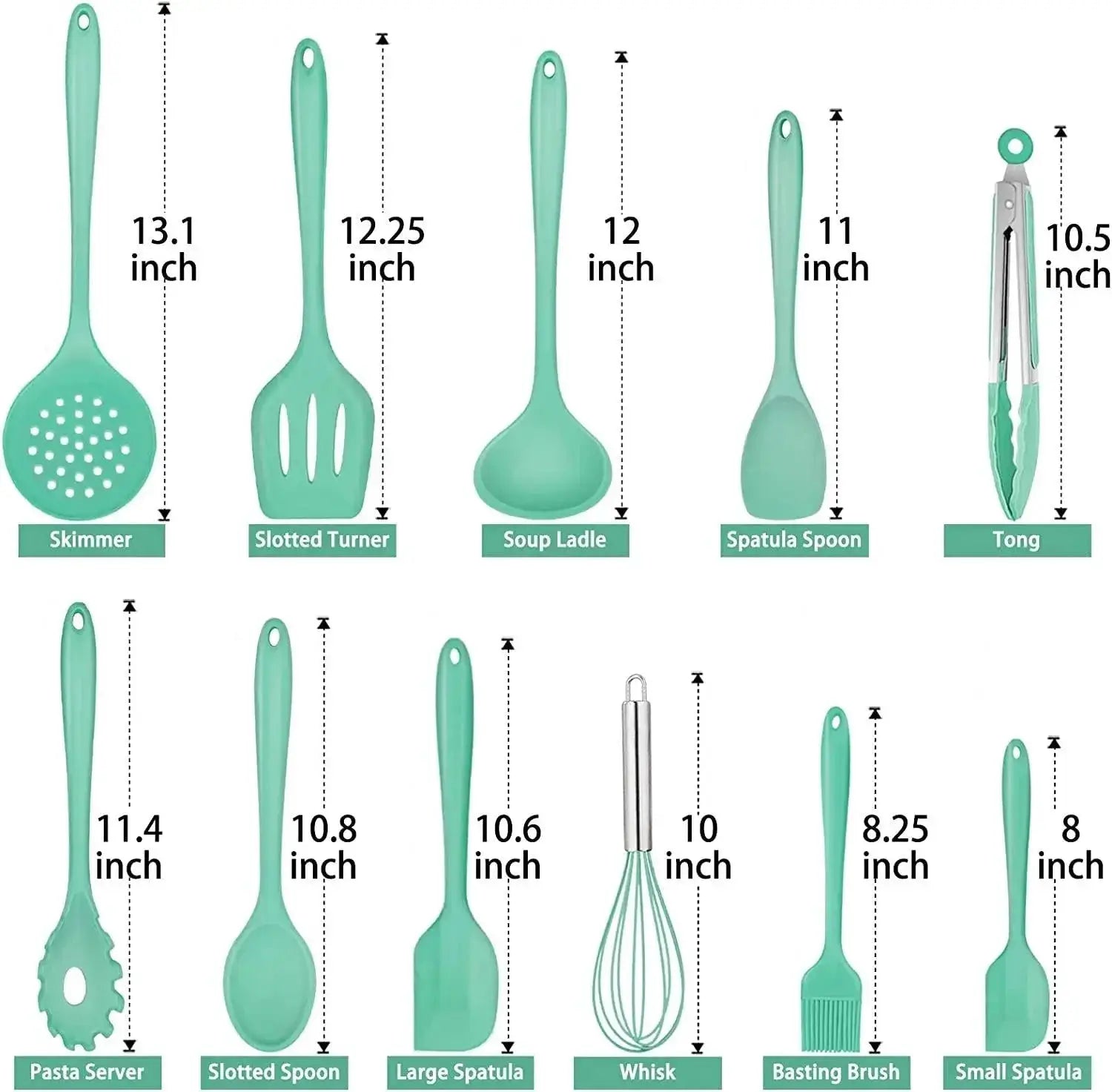 Premium Silicone Cooking Utensils Set for Baking and Cooking