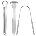 Premium Stainless Steel Tongue Scraper Set for Fresh Breath
