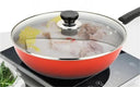 Stainless Steel Wok Lid With Glass Cover For Chef Pans