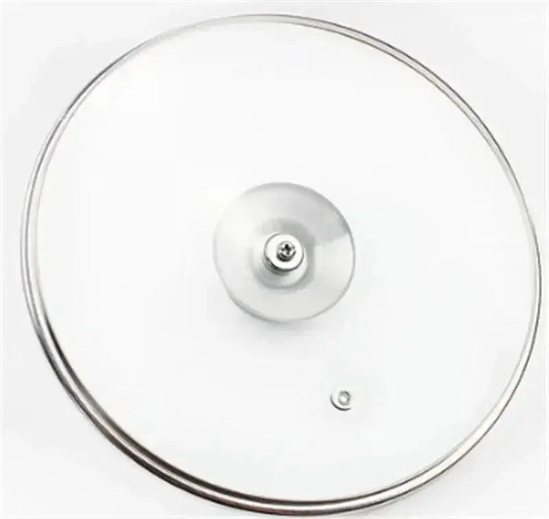 Stainless Steel Wok Lid With Glass Cover For Chef Pans