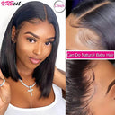 Premium Straight Bob Human Hair Lace Front Wig Online