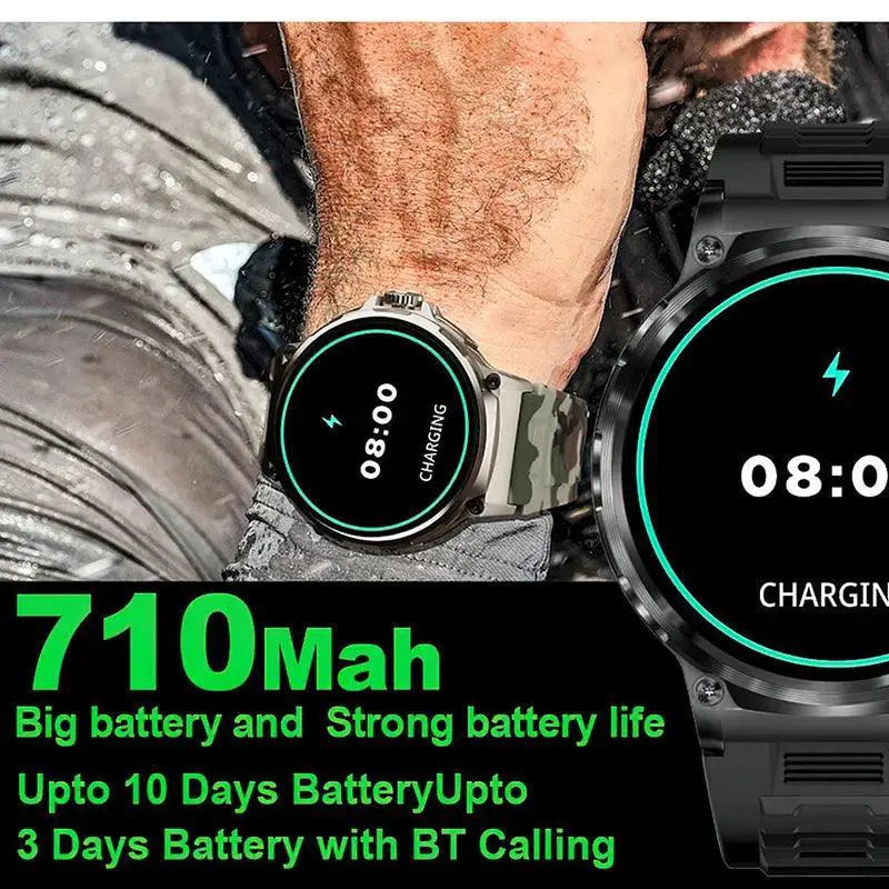 HD Fitness Smartwatch With Bluetooth Calling Premium Ultra