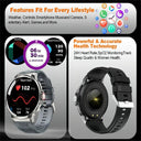 HD Fitness Smartwatch with Bluetooth Calling
