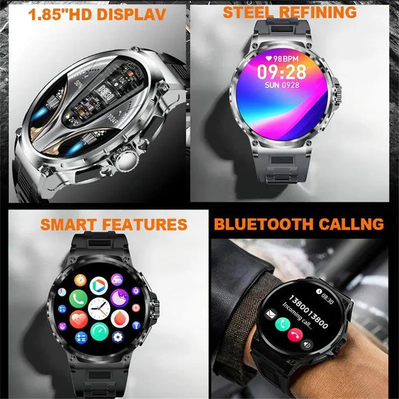 HD Fitness Smartwatch With Bluetooth Calling Premium Ultra