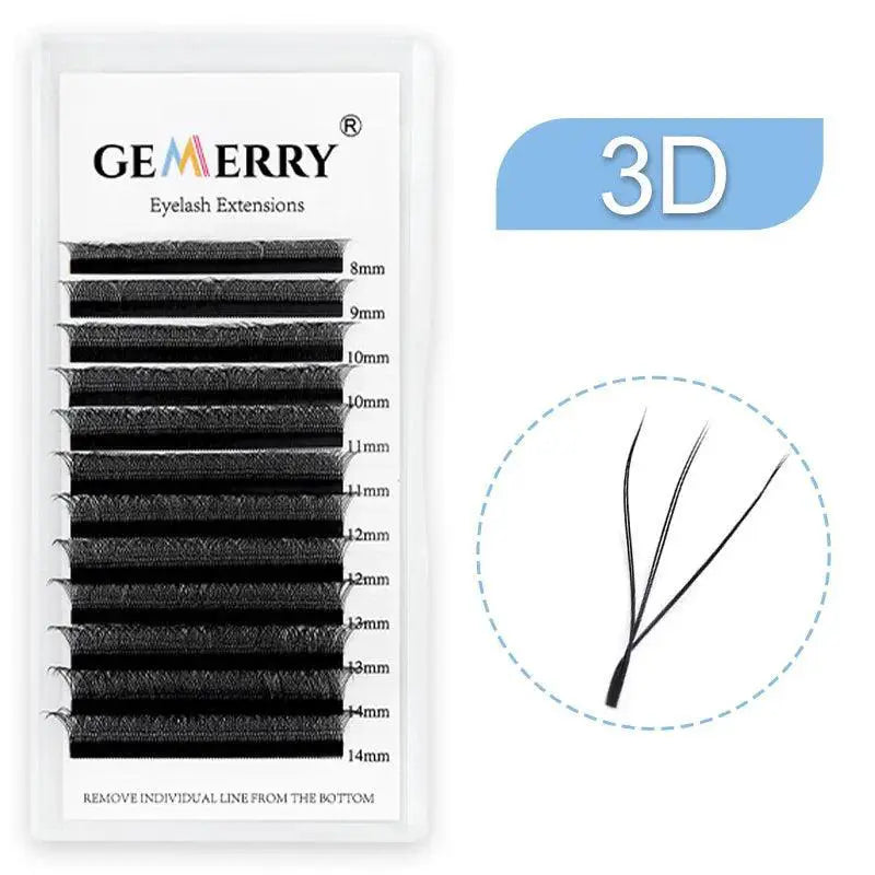 Premium W Shape Volume Faux Mink Lashes Handmade Extensions