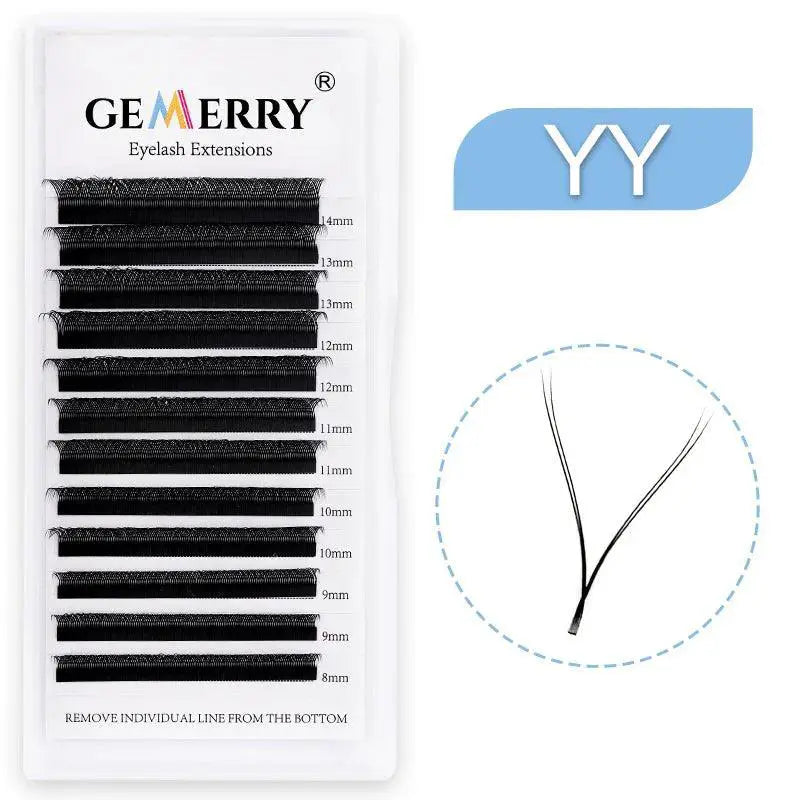 Premium W Shape Volume Faux Mink Lashes Handmade Extensions