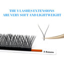 Premium W Shape Volume Faux Mink Lashes Handmade Extensions