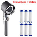 Pressurized Massage Showerhead for Clean Water & High Pressure Experience