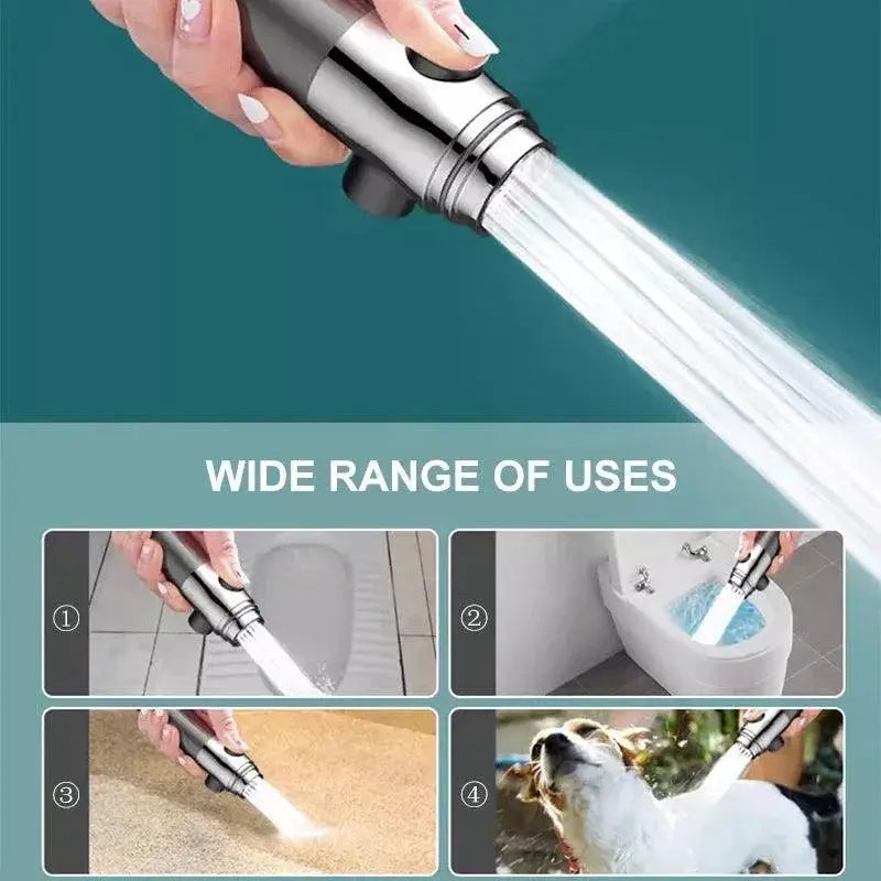 Pressurized Massage Showerhead Clean Water High Pressure