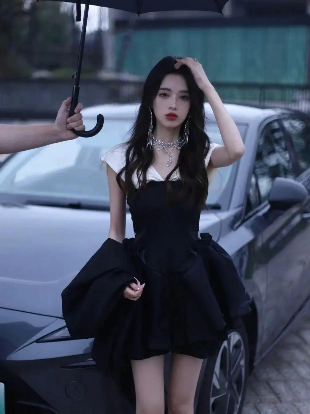Princess Escape Black Strapless Pettiskirt Dress Attire