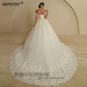 Princess Sweetheart Wedding Gown Vintage Ivory Glitter Skirt