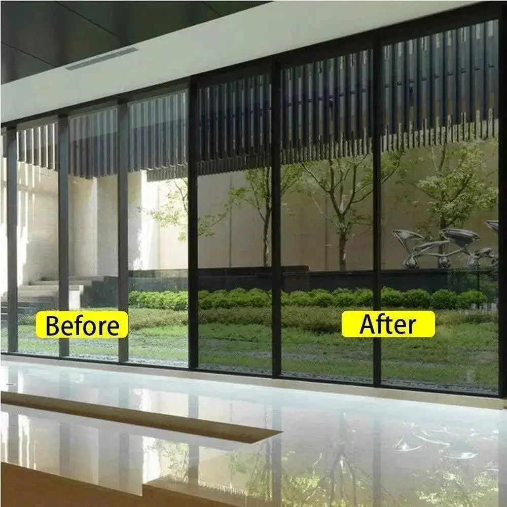 Privacy Window Film Daytime UV Heat Control Stickers 50cm