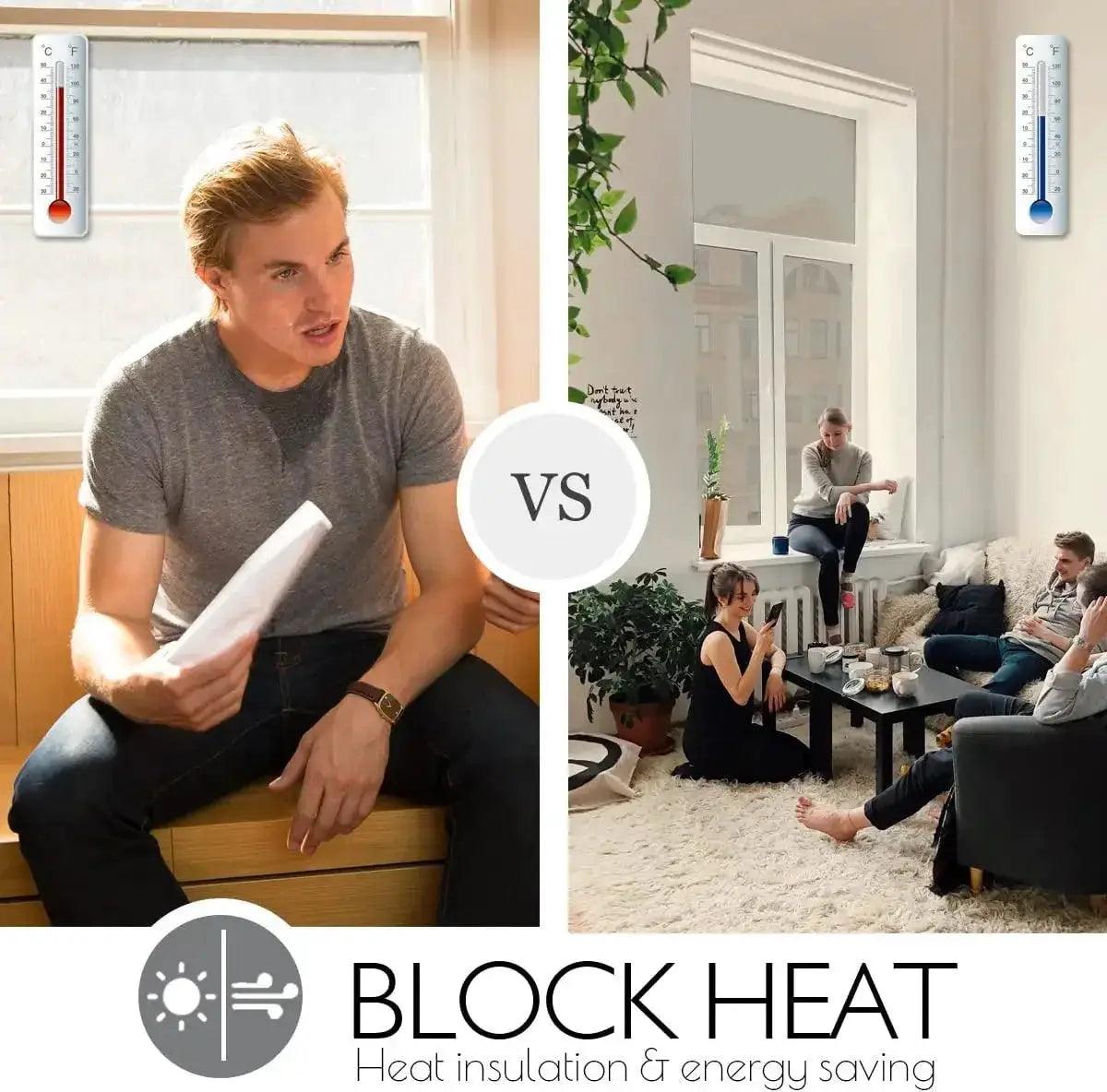 Privacy Window Film UV Blocking Heat Control For Comfort