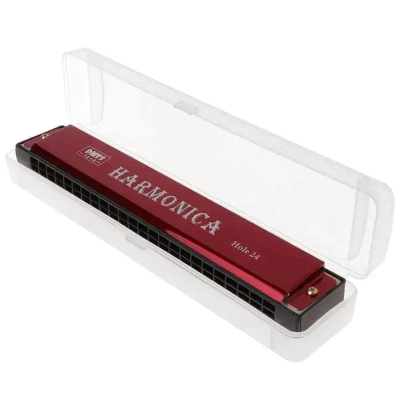 Professional 24 Hole Harmonica Mouth Organ For Beginners