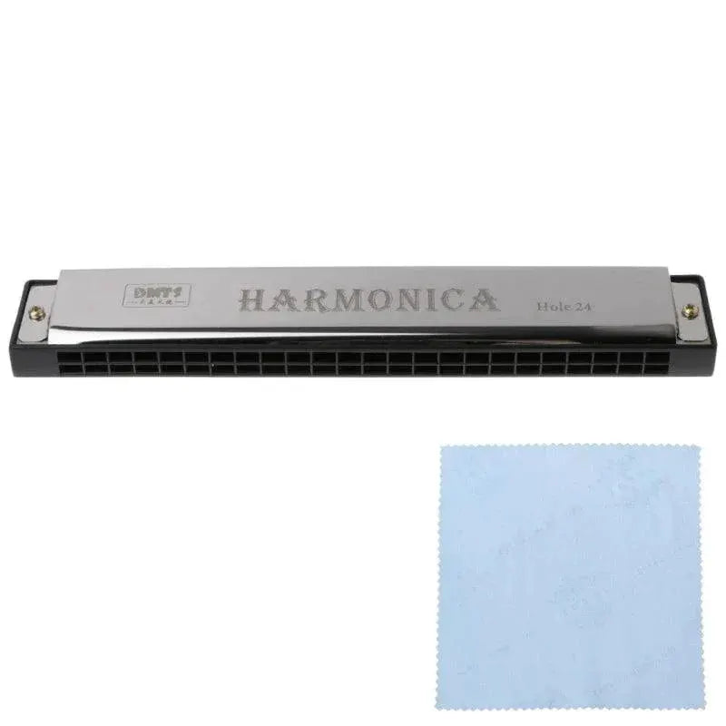 Professional 24 Hole Harmonica Mouth Organ For Beginners