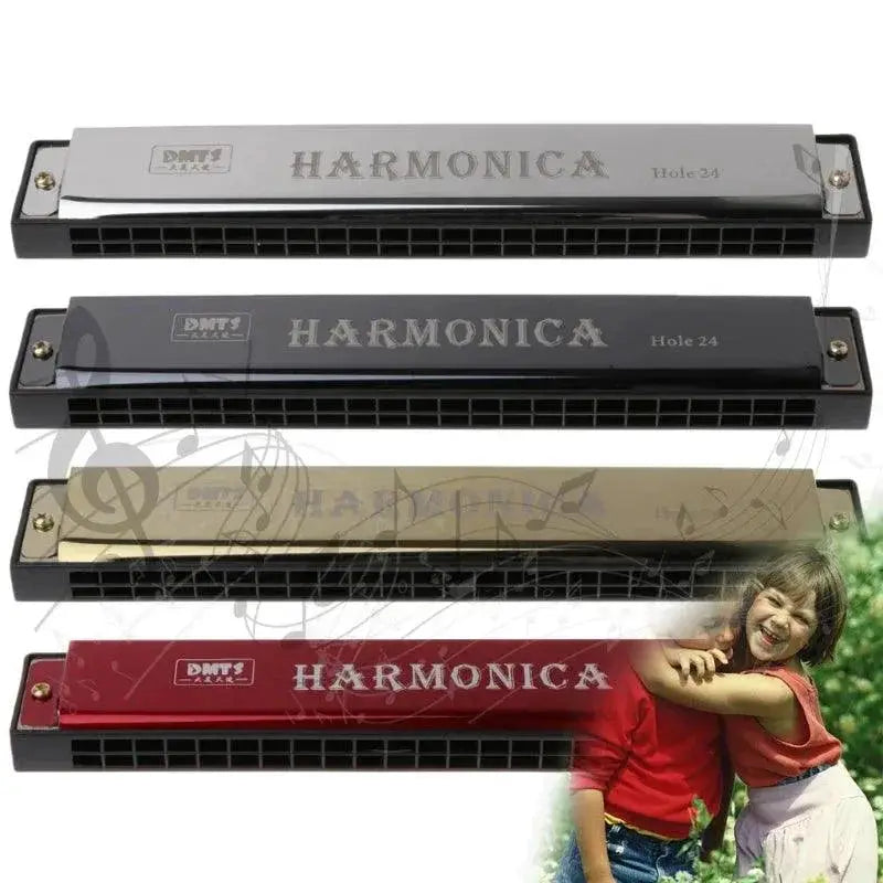 Professional 24 Hole Harmonica Mouth Organ For Beginners