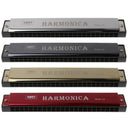 Professional 24 Hole Harmonica Mouth Metal Organ for Beginners
