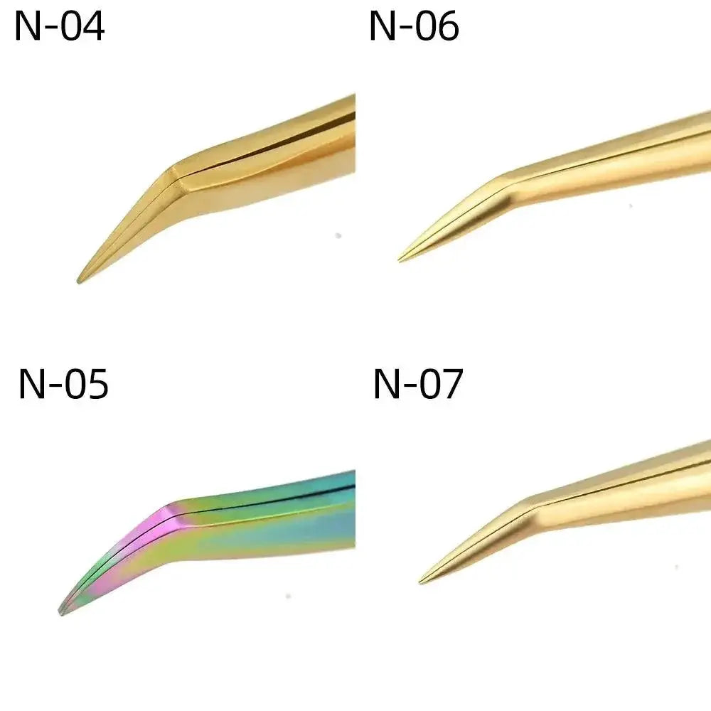Professional 3D Volume Eyelash Extension Tweezers Set