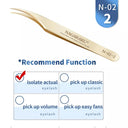 Professional 3D Volume Eyelash Extension Tweezers Set