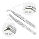 Precise Eyelash Tweezers Set for Pros