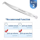 Professional 3D Volume Eyelash Extension Tweezers Set