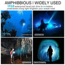 Professional Diving Flashlight Waterproof Light for Adventures