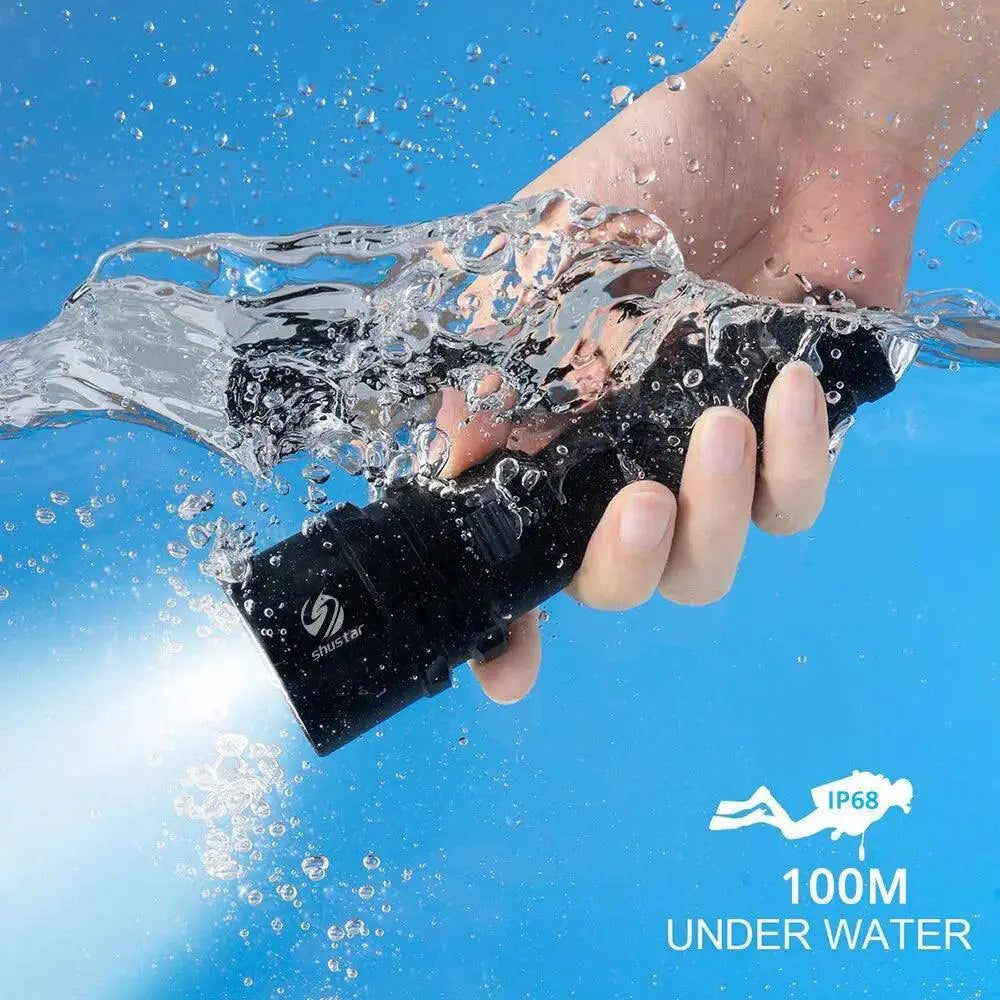 Professional Diving Flashlight Waterproof Light Adventures