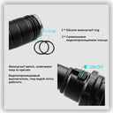 Professional Diving Flashlight Waterproof Light for Adventures