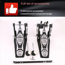 Professional Drum Pedal Aluminum Alloy Double Drum Set