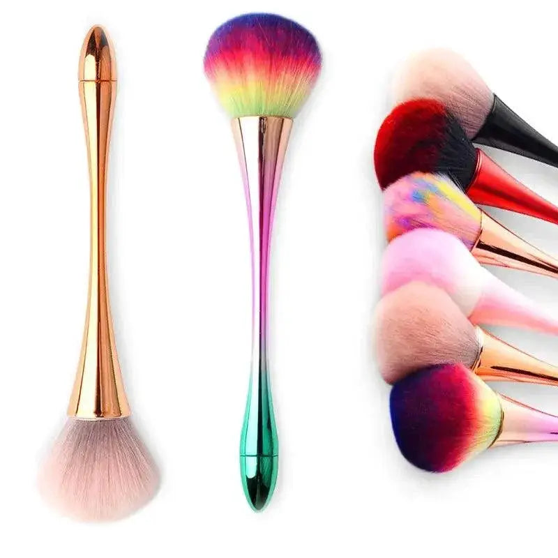 Professional Gold Makeup Nail Art Brush Set Contouring Tools