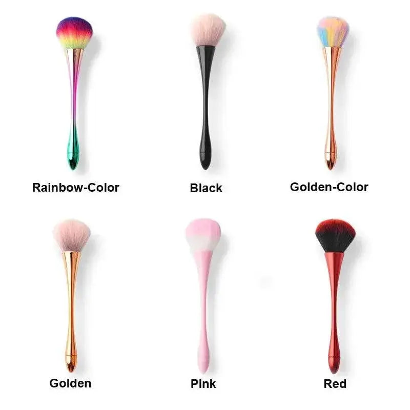 Professional Gold Makeup Nail Art Brush Set Contouring Tools
