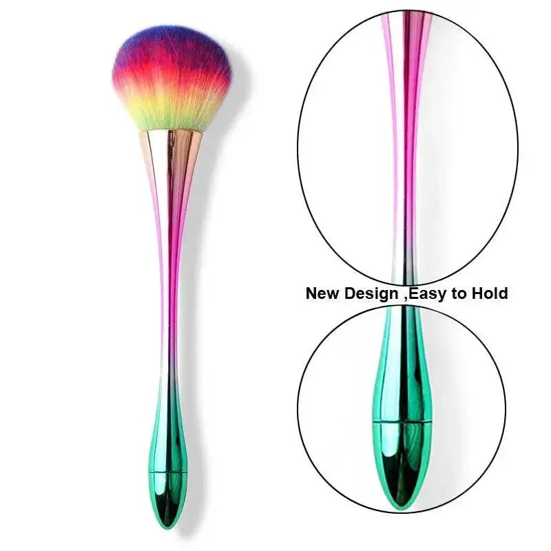 Professional Gold Makeup Nail Art Brush Set Contouring Tools