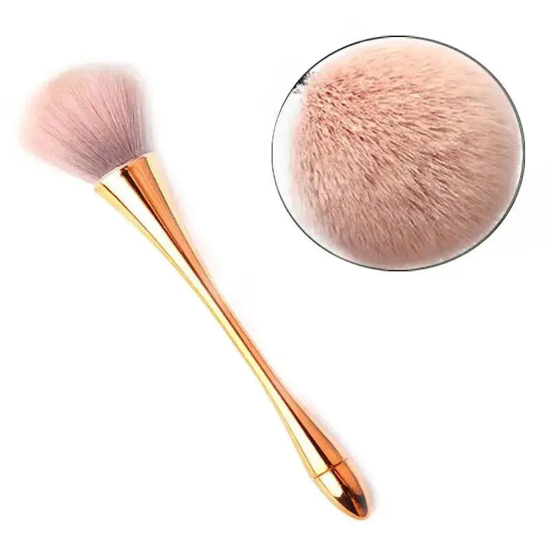 Professional Gold Makeup Nail Art Brush Set Contouring Tools
