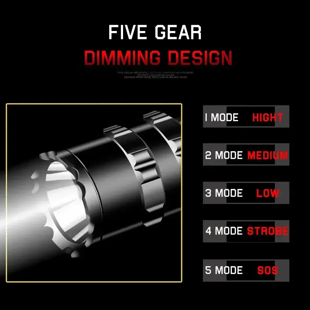 Professional LED Flashlight Ultimate Hunting Companion Gear
