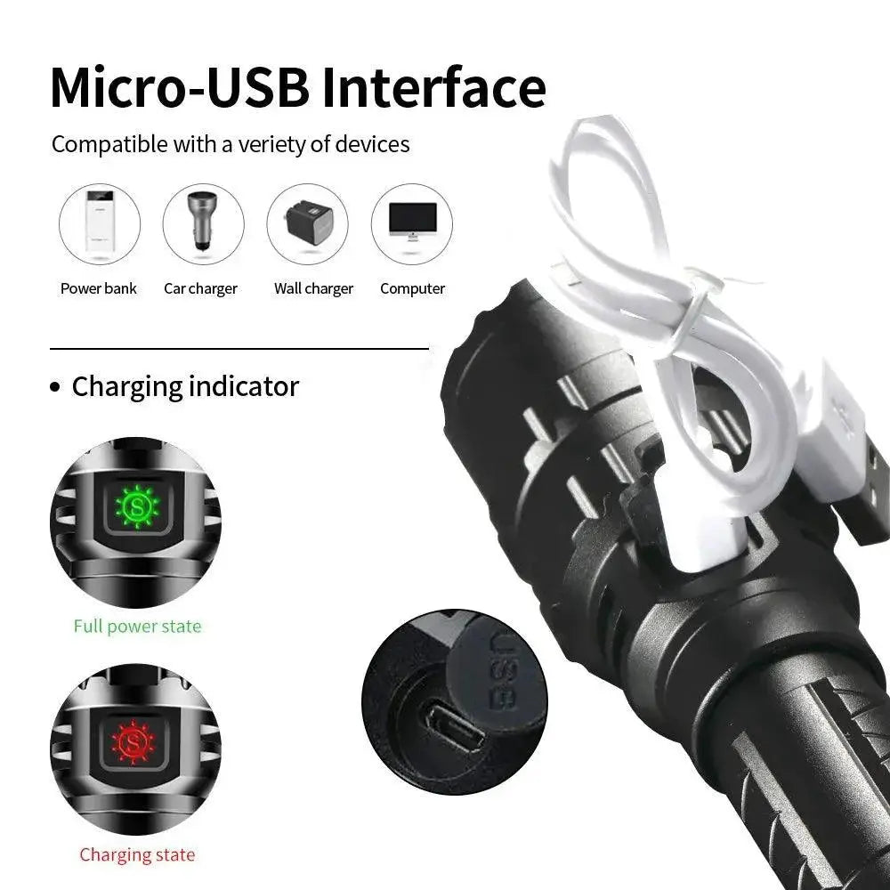 Professional LED Flashlight Ultimate Hunting Companion Gear