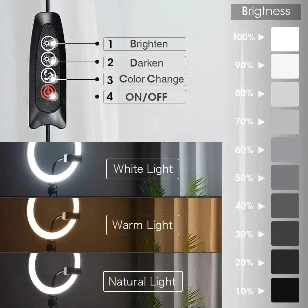 Professional LED Ring Light For Photography And Makeup