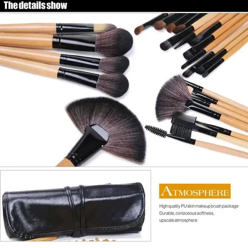 Professional 24 Piece Makeup Brush Set For Flawless Beauty