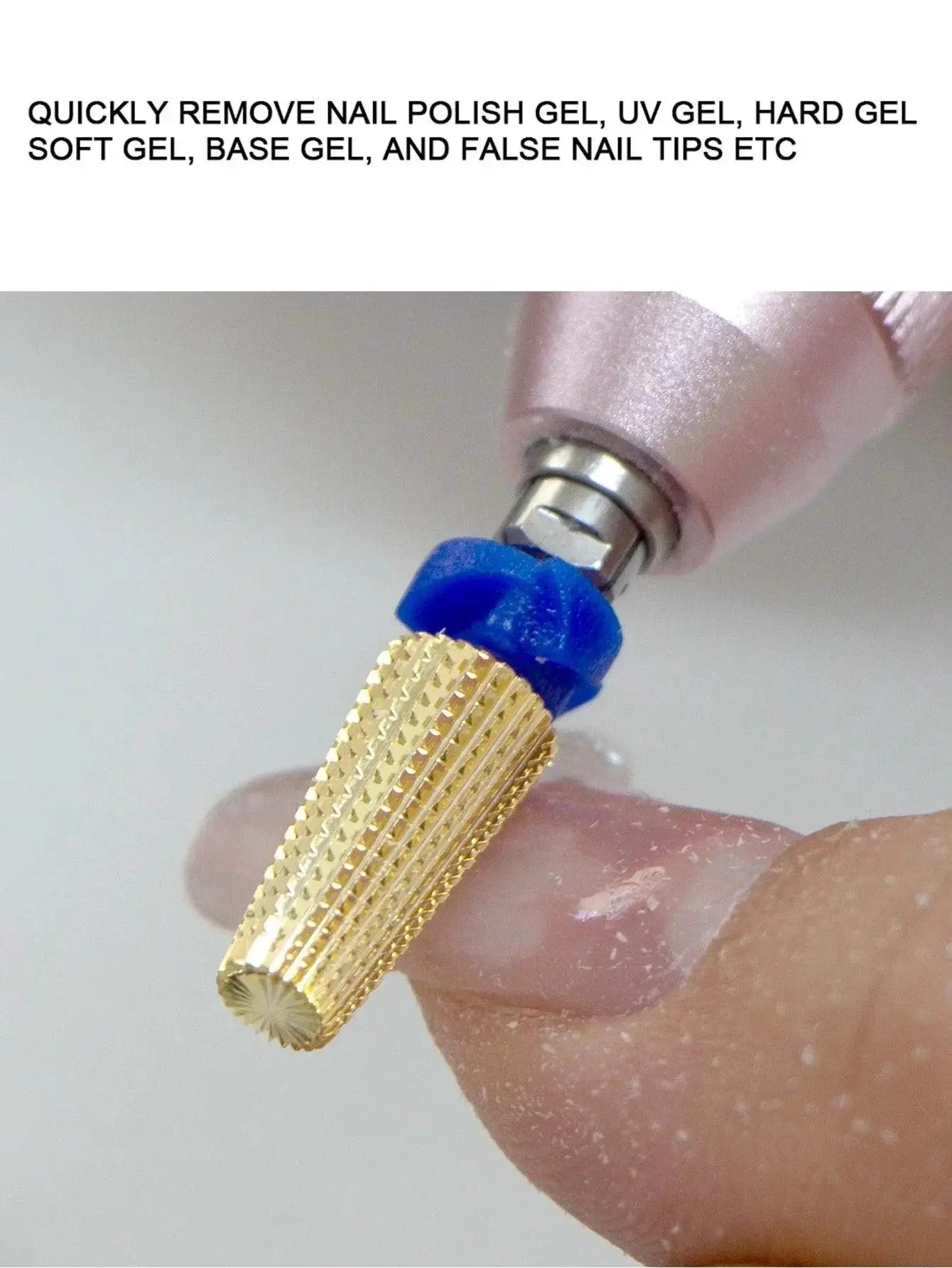 Professional Nail Drill Bits Set Precision Gel Remover