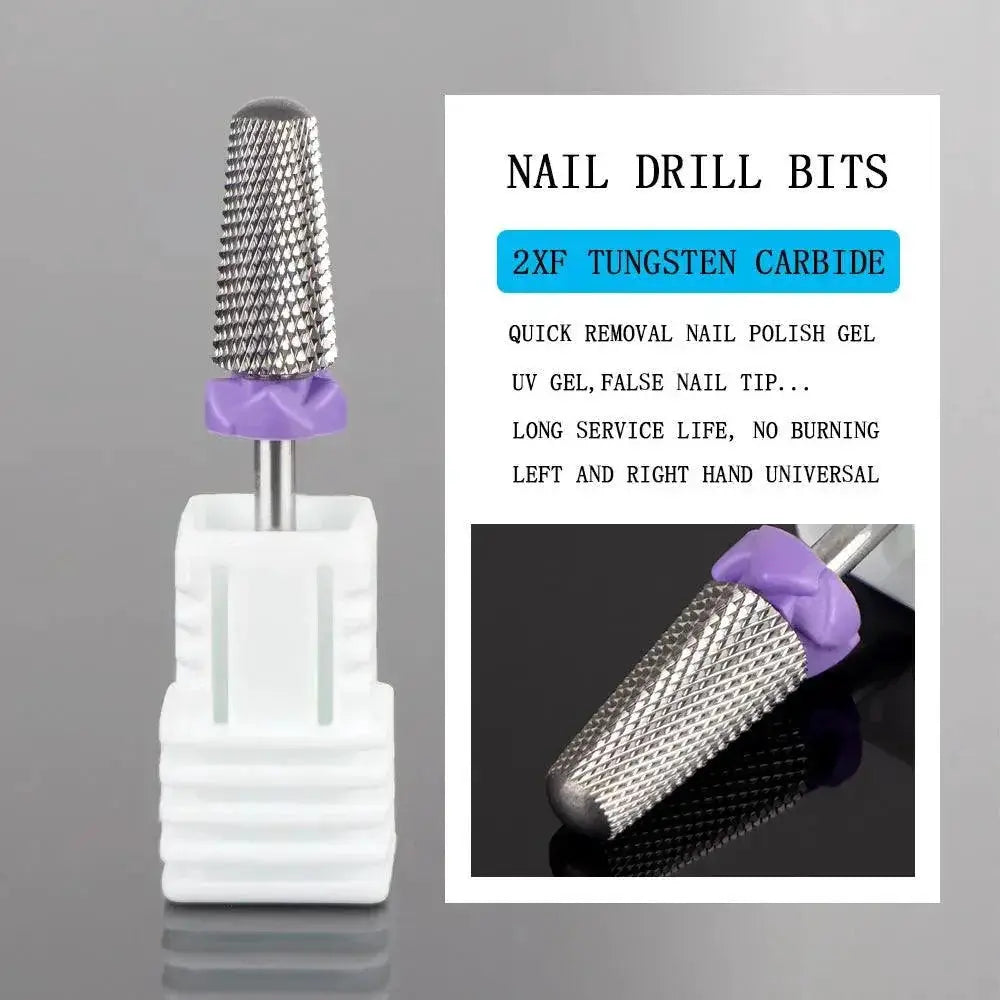Professional Nail Drill Bits Set Precision Gel Remover