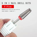 Professional Nail Drill Bits Set Precision Gel Remover
