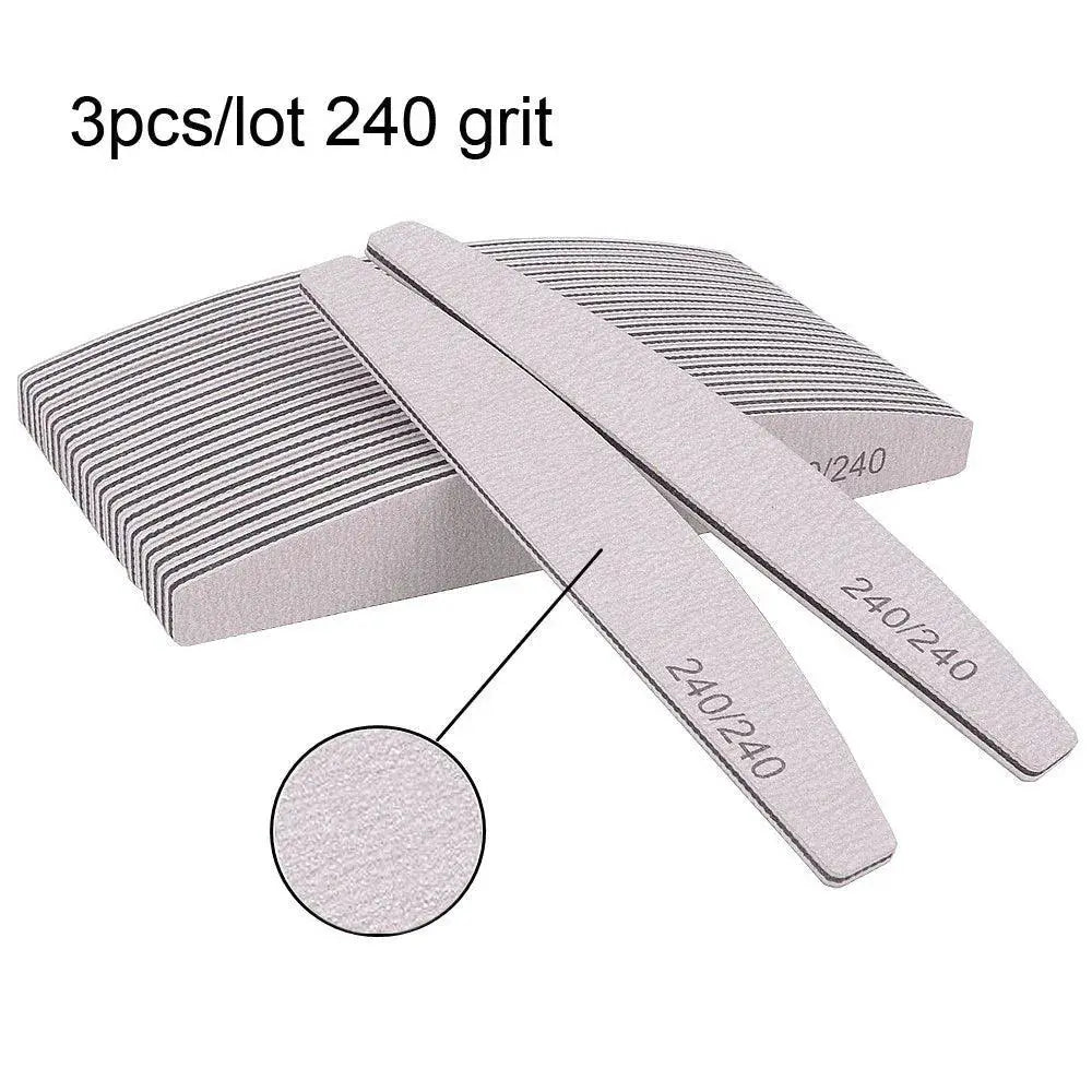 Salon-Quality Nail File Set for Pros — 10pcs 150 grit