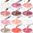 Professional Nail Gel Refill Kit Safer Vibrant Shine Easy Application