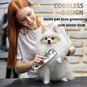 Professional Pet Grooming Clipper Premium Metal Trimmer Kit