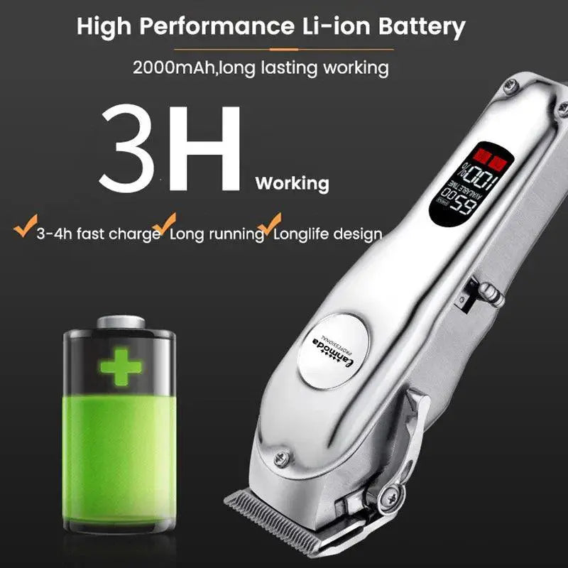 Professional Pet Grooming Clipper Premium Metal Trimmer Kit