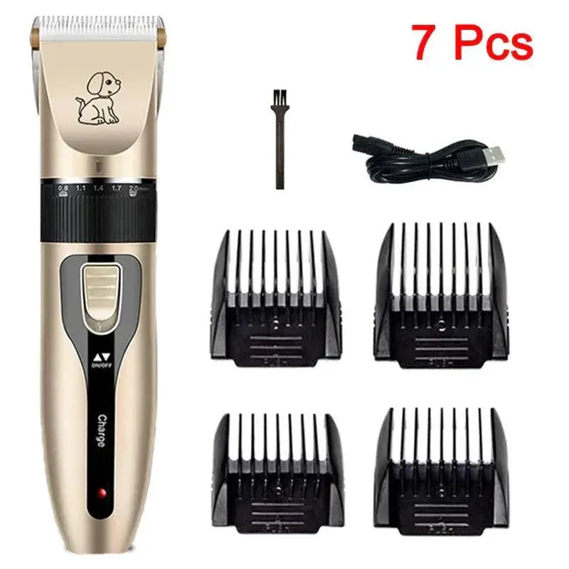 Professional Pet Grooming Kit Quiet Hair Trimmer Set
