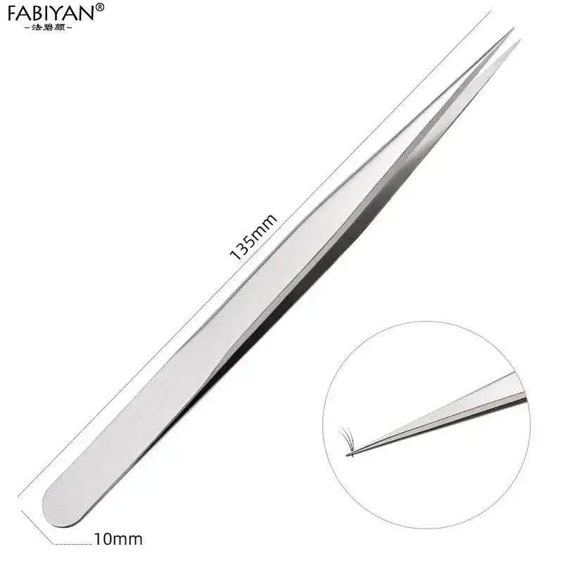 Precision Stainless Steel Eyelash Tweezers — product view 18
